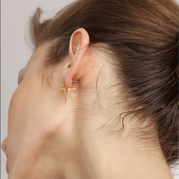 🎉HP🎉 🆕 CARINA Star Earrings - Picture 7 of 8